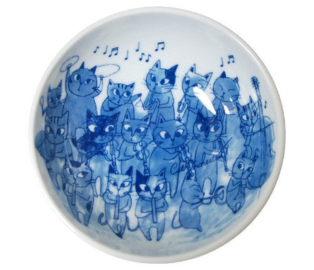Cat Orchestra Light-Weight Bowl- 12cm